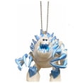 thumbnail image 3 of Frozen Marshmallow & Elsa Blue Gown PVC Keychain Dangler Ornament Figure, 3 of 4