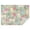Labrador Dog and, variant on Maltese Dog and Flower Floral Rectangle Tablecloth 60"x84",Waterproof Polyester Rectangle Table Cloth, Wipeable Spillproof Polyester Tablecloth for Dining, Camping, Indoor and Outdoor