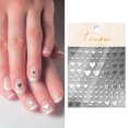 thumbnail image 4 of dianhelloya Nail Art Supplies Nail Art Sticker Self-Adhesive Non-Fading Easy Paste Non-falling Ins Style DIY 5D Silver Series Nail Art Sticker Decal Nail Supplies, 4 of 8