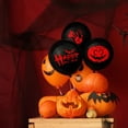 thumbnail image 3 of 1 Set Spooky Spider Pattern Halloween Balloon Set Latex Happy Festival Balloons Kit Bar Decor, 3 of 10