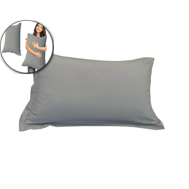 Dvruxg Soft Microfiber Pillow Covers with Envelope Closure, Fade, Wrinkle and Shrink Resistant Bed Pillow Cases, 18.9 × 29.13 Inch
