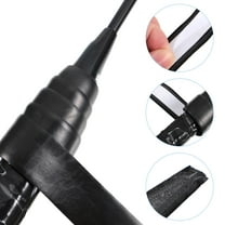 GOOHOCHY 2 Rolls Sticky Non-slip Handle Overgrip Tape Tennis Racket Self-adhesive Racquet Athletic Black