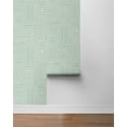 thumbnail image 6 of NextWall Aloe Green Rectangle Geo Peel and Stick Wallpaper - 20.9 in. W x 18 ft. L Roll, 6 of 7