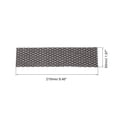 thumbnail image 2 of Unique Bargains 8.5' x 2' x 0.2' Air Conditioner Filter Washable Foam Replacement Black 3 Pack, 2 of 5