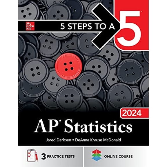 Pre-Owned 5 Steps to a 5: AP Statistics 2024, (Paperback)