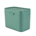 thumbnail image 1 of POINTERTECK Nail Art Storage Box 2 Compartments Bite Type Snap Water-proof Shatterproof Cosmetic Storage Box Nail Salon Supply, 1 of 10