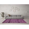 thumbnail image 3 of Ahgly Company Indoor Rectangle Abstract Pink Modern Area Rugs, 2' x 4', 3 of 4