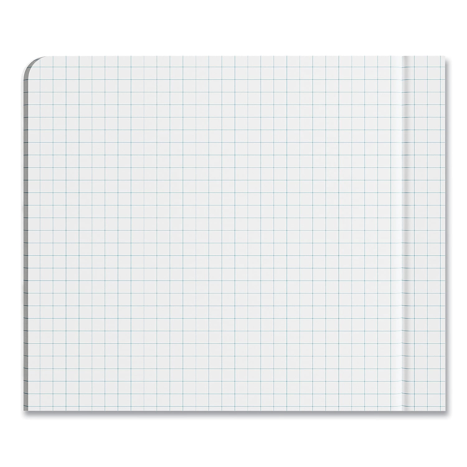 Universal Quadrille Rule Composition Notebooks, 975in x 75in, Black Marble,100 Sheets, 6 Count