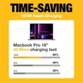 thumbnail image 3 of DEWALT 100W USB C Charger Block(GAN), Cargador de Pared Compacto rápido de 2 Puertos para MacBook Pr, 3 of 9