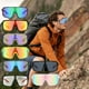 thumbnail image 1 of Gafas de ciclismo deportivo | Gafas de sol para exteriores con lentes HD cortavientos | Marco resistente a impactos duradero | Gafas antideslizantes unisex para ciclismo de correr | 1 Pieza, 1 of 6