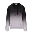 thumbnail image 5 of Usmixi Winter Womens Hoodies Womens Plus Size Pullover Hoodies Tops Cozy Fleece Fashion Drawstring Hooded Sweatshirt with Pocket Trendy Gradient Print Long Sleeve Hoodies Tops, 5 of 7