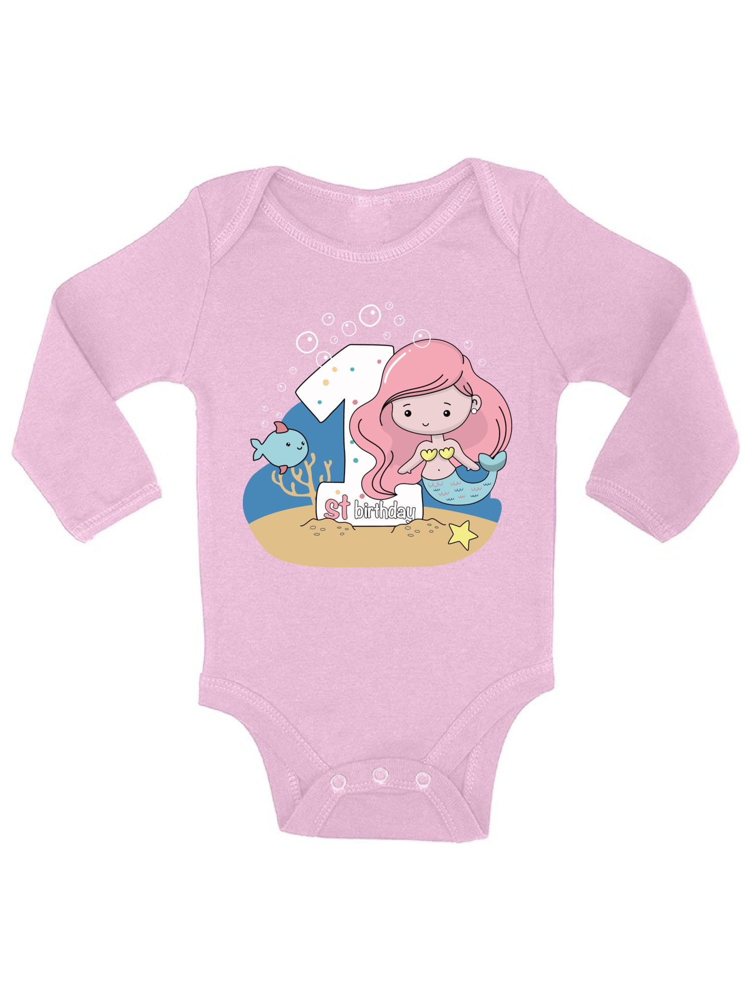 mermaid birthday outfit for 1 year old