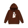 thumbnail image 6 of Piuwrlz Hood Sweatsuits Sets 2pcs Kid Girls Jogger Set Hoodies and Sweatpants Brown Size 6 Years, 6 of 6