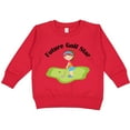 thumbnail image 2 of Inktastic Future Golf Star Girls Golfing Toddler Sweatshirt, 2 of 4