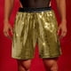 thumbnail image 1 of Ceisia Men's Gift Relaxed Full Sequin Party Shorts Mid-Rise Elastic Color-block Waist Nylon Spandex Hidden Drawstring Shorts, 1 of 7