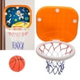 thumbnail image 4 of Wall Basketball Board Net, Cartoon Pattern Indoor Basketball Hoop Foldable Promote Exercise Stable Small  For Toddler Orange, 4 of 8