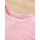 thumbnail image 2 of Camiseta con estampado de palmera tropical para niño - Cuello redondo informal, manga corta, estilo veraniego para uso diario, escuela, viajes y actividades al aire libre, rosa claro con estampado t, 2 of 5