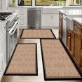 thumbnail image 6 of Farmhouse Kitchen Rugs Set 3 Piece, Boho Kitchen Mats for Floor, Non-Slip Kitchen Rug Waterproof Mats for Kitchen, Runner Rugs for Hallway Laundry Holiday Sink Decor, 6 of 12
