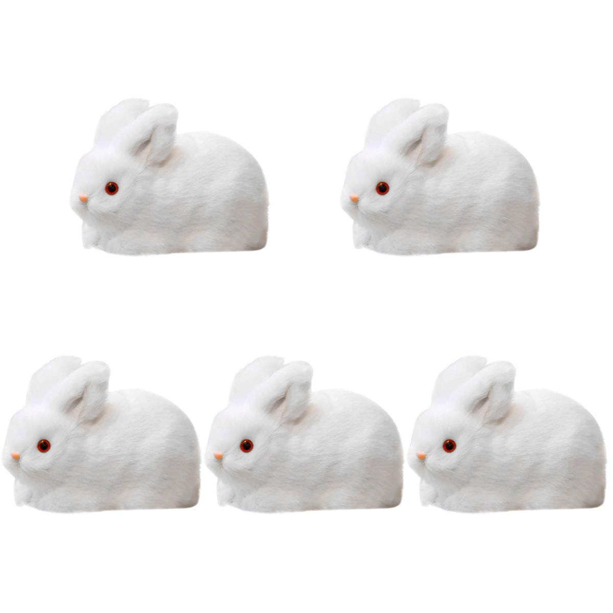 1200px x 1200px - TINKSKY 5pcs Simulation Rabbit Mascot Model Decoration Simulation Rabbits  Furry Rabbits Plush Toy - Walmart.com