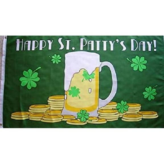 St. Patty's Day 3'X5' Flag ROUGH TEX® 100D