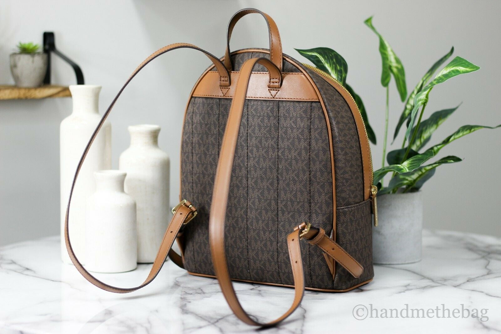 Michael Kors Kenly Medium Logo Backpack In Black Lyst