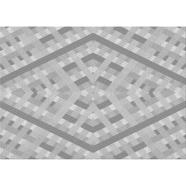 Ahgly Company Machine Washable Indoor Rectangle Transitional Gray Goose Gray Area Rugs, 2' x 4'