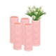 thumbnail image 1 of Uxcell Jarrones de Flores, 5 piezas de Jarrones Elegantes para Ramo, Jarrón de Plástico Decorativo para Centro de Mesa en el Hogar, Rosa, 1 of 1