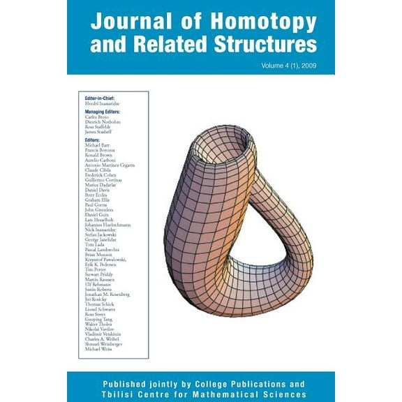 Journal of Homotopy and Related Structures 4(1) (Paperback)