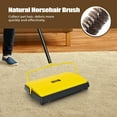 thumbnail image 4 of JEHONN Carpet Floor Sweeper with Horsehair, Non Electric Manual Sweeping (Yellow), 4 of 7