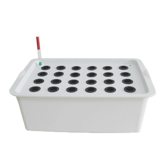 Indoor Hydroponics Growing System Kit 24 Holes Plant Site Set Seedling Vegetables Plant Cultivation Grow Box