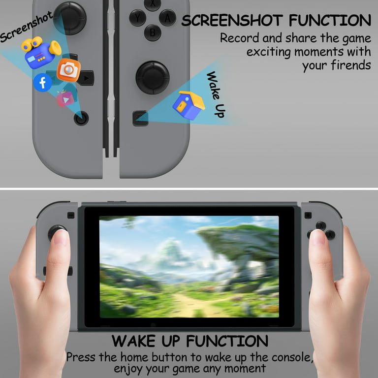 YUOY Switch Controller for Nintendo Switch Grey Wireless