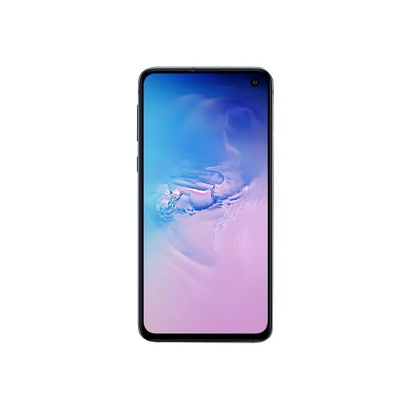 Samsung Galaxy S10e (Unlocked) - 4G smartphone - RAM 6 GB / Internal Memory 128 GB - microSD slot - OLED display - 5.8" - 2280 x 1080 pixels - 2x rear cameras 12 MP, 16 MP - front camera 10 MP - unlocked - prism blue
