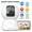 White, variant on CINMOORE 5G Security Camera Indoor - 3K Pet/Dog Camera with Speaker/Phone App | PTZ WiFi Baby Monitor for Home Security | AI Tracking, Facial Recognition, 0-Glow Night Vision, 2-Way Talk,