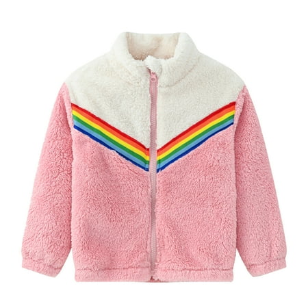 

kpoplk Baby Coat Girls Winter Coats Hooded Warm Jacket Parka Coat for Girls(Pink)