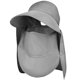 Chapeau de Soleil pour Femmes - VBIGER Chapeau de Soleil 4-en-1 Souple Pliable Chapeau à Large Bord Protection UV Chapeau de Soleil avec Rabats pour le Visage et le Cou – image 2 sur 8