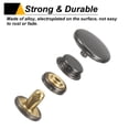 thumbnail image 4 of Uxcell 60Set Press-Stud Cap Button 15mm Metal Snap Fastener for Umbrellas, Gun, 4 of 7