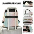thumbnail image 3 of FORMRS Mini Backpack Purse for Women Quilted Travel Daypack Casual Shoulder Bag, Wavy Striped, 3 of 7