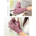 thumbnail image 3 of Jumpingount 1 par de guantes de terciopelo para pantalla táctil, guantes cálidos portátiles para ciclismo de invierno, accesorios para equipos de exterior guantes y mitones Beige Jumpingount AP014330-02, 3 of 6