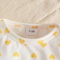 thumbnail image 5 of Cdudpw Newborn Infant Baby Girls Clothes Long Sleeve Ruffle Romper Longs Floral Headband Outfit Toddler Girls Clothes Set(Z160-Yellow), 5 of 8
