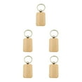 thumbnail image 3 of relayinert 1/2/3/5 Wood Key Chain Craft Blank Keyring Gift Personalized Pendant Hanging Outdoor Holder Handicraft Organizer Accessory Type 5 5PCS, 3 of 6