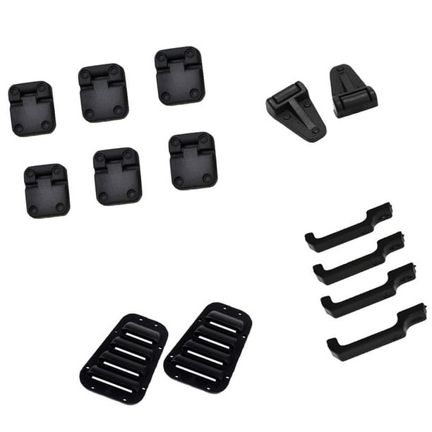 Set De Rejilla De Admisión Y Bisagras Para Capó – Accesorios De Plástico Para Traxxas TRX-4 1/10, Con Pegatinas Y Tornillos