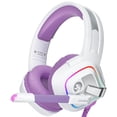thumbnail image 1 of Auriculares para juegos ZIUMIER Purple para PC PS4 PS5 Xbox Switch, 1 of 7