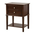 thumbnail image 2 of Glory Furniture Newton 2 Drawer Nightstand in Cappuccino, 2 of 5