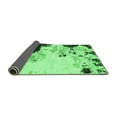 thumbnail image 2 of Ahgly Company Indoor Rectangle Abstract Emerald Green Modern Area Rugs, 4' x 6', 2 of 4