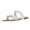 Beige, variant on Utoimkio Platform Sandals for Women Summer Women's Sandals Flip Flops Beach Slippers Summer Pearl Flat Shoes