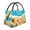 Hello Summer1, variant on Vsdgher Light Purple Glitter Print Insulated Reusable Bags with Sturdy Zipper and Handles, Foldable Totes for Hot or Cold Food Bring or Delivery