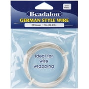 German Style Wire-Silver Round - 22 Gauge, 32.8'