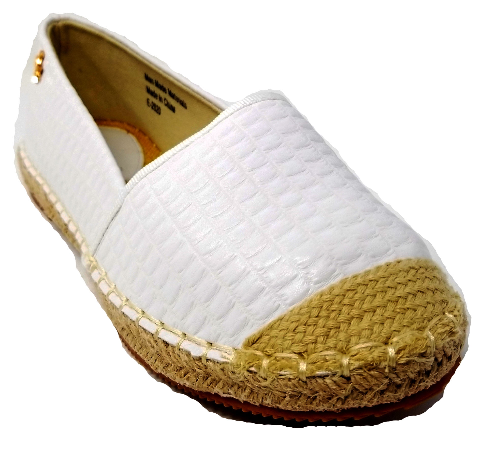 faux leather espadrilles