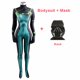 thumbnail image 3 of Juego VALORANT Cosplay Viper Body Mujeres Niñas Serpiente Sabine Assasin Viper Cosplay Disfraz de Halloween Peluca Mono Máscara Traje, 3 of 5