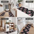 thumbnail image 5 of Pioneer Flower Floral Print Pattern Kitchen Rugs Sets Of 3,Kitchen Runner Rugs Non Skid Washable,Decorative Kitchen Floor Mats for Kitchen,Sink,Laundry,17X30 Inch + 17X47 Inch + 17X59 Inch, 5 of 6